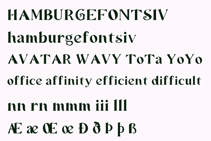 Cirlume enlarged lowercase and extended Latin outlines.
