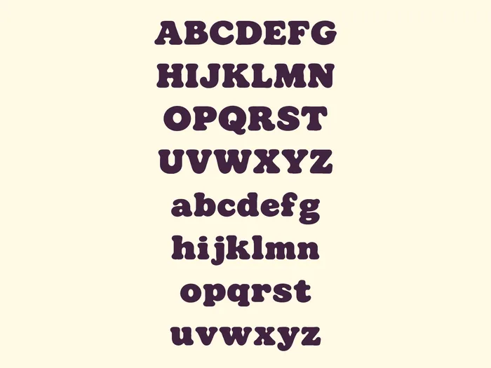 Custard free font specimen 4