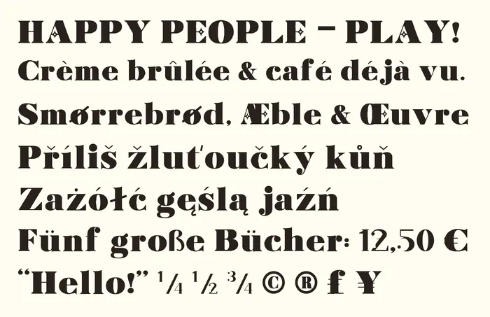 Gemline mixed case, accents, extended Latin, numbers and punctuation.