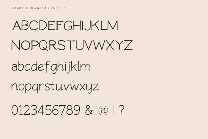 Clean uppercase, lowercase and figures