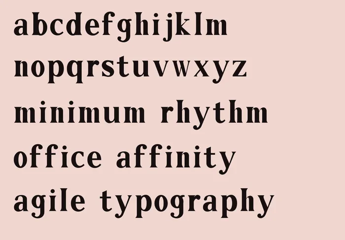 Velmora free font specimen 2